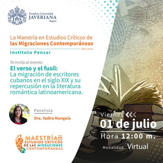 El Verso y el fusil: La migración de escritores cubanos en el siglo XIX imagen